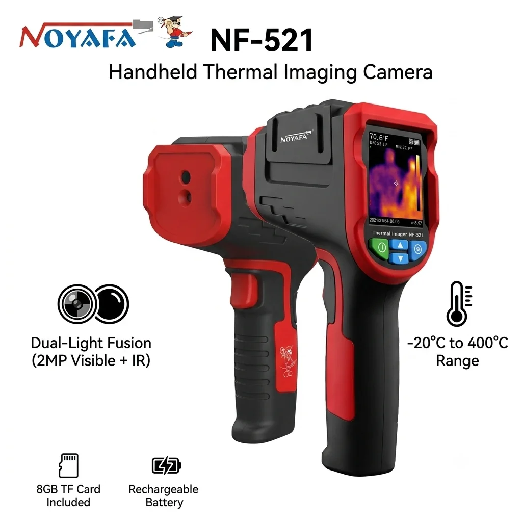 Nf 521 Thermal Imaging Camera - Cámara Termográfica Portátil NOYAFA NF-521 de