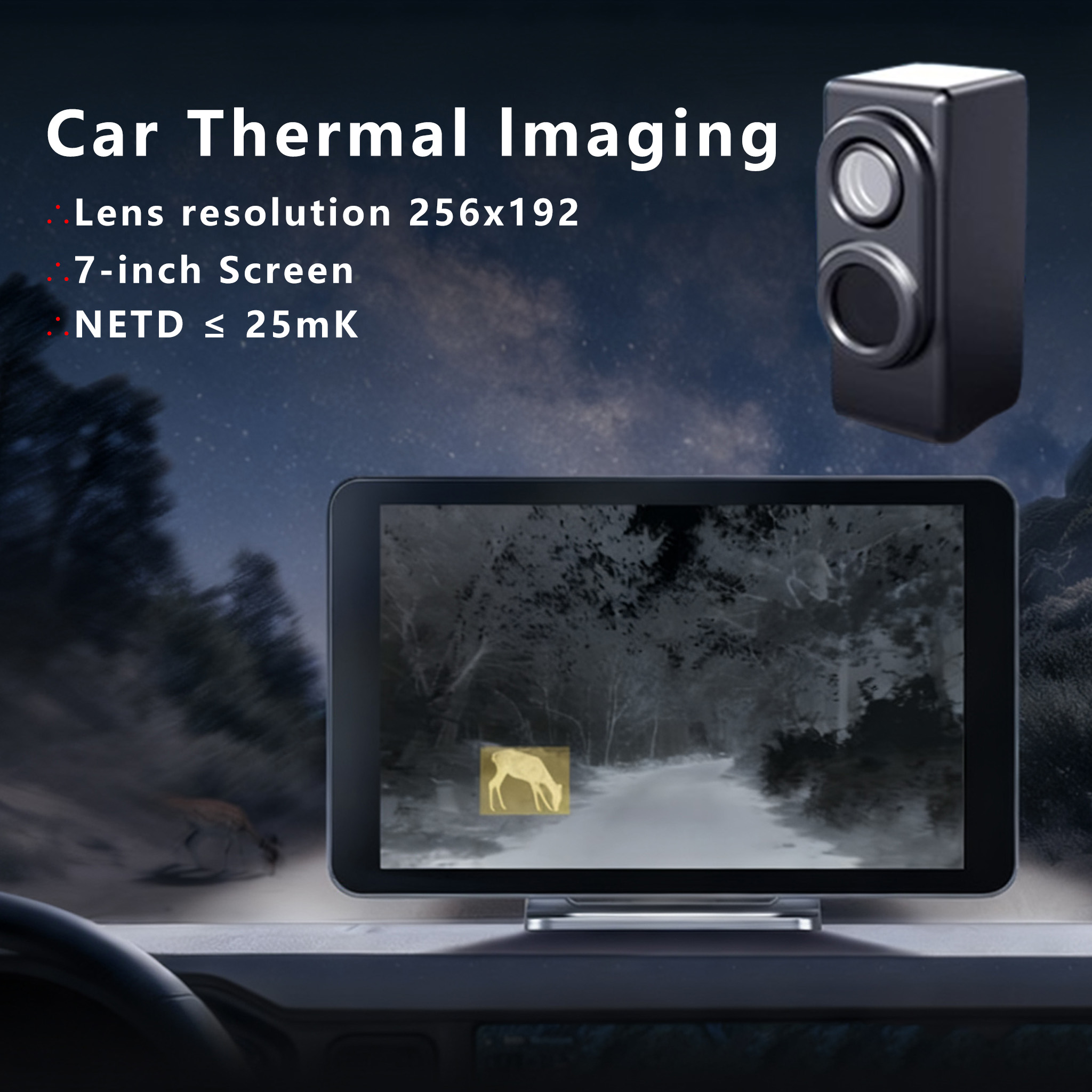 Hunting Thermal Imaging Scope - Cámara de visión nocturna NS7 para