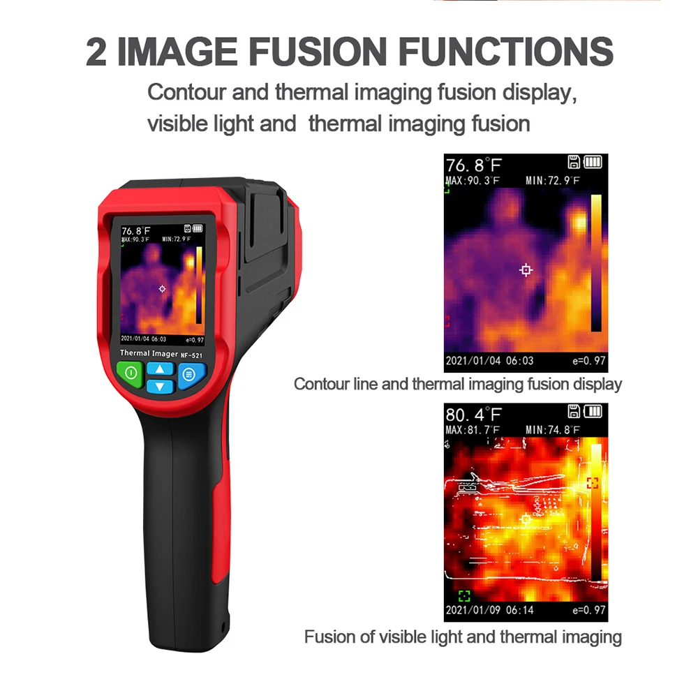 Cámara Termográfica Industrial - Nf 521 Thermal Imaging Camera reseña y precio